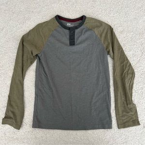 Epic Threads Boys Long Sleeve Henley Tshirt